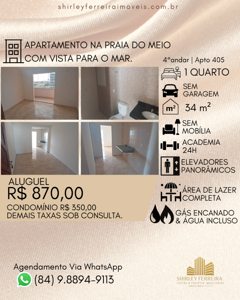 Apartamento em Natal, Unidade 405