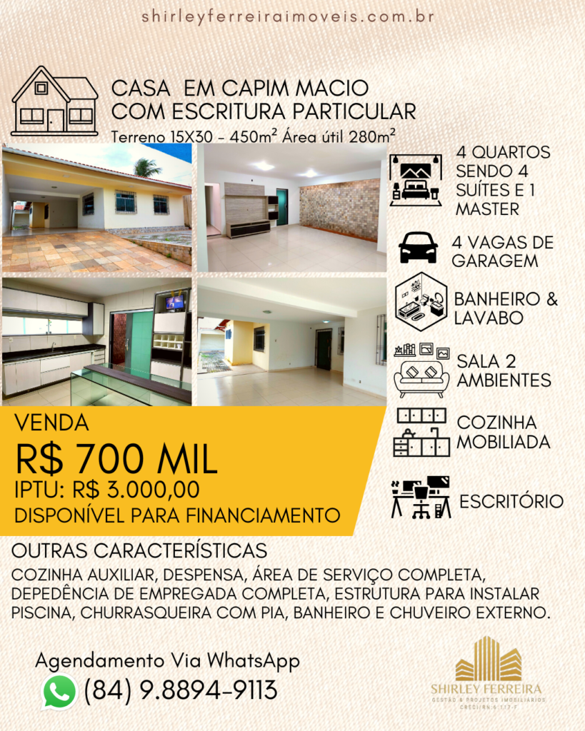 Casa em Capim Macio