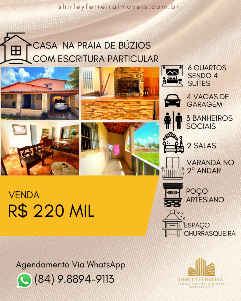 Casa na Praia de Búzios