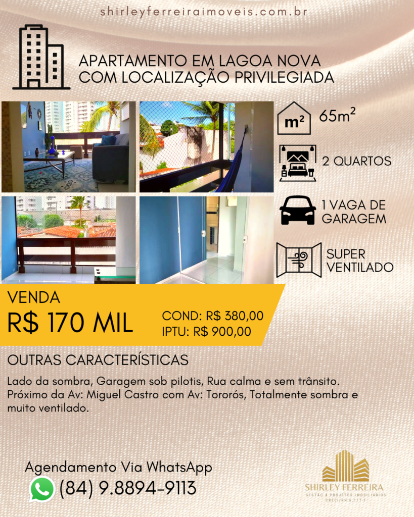 Apartamento em Lagoa Nova