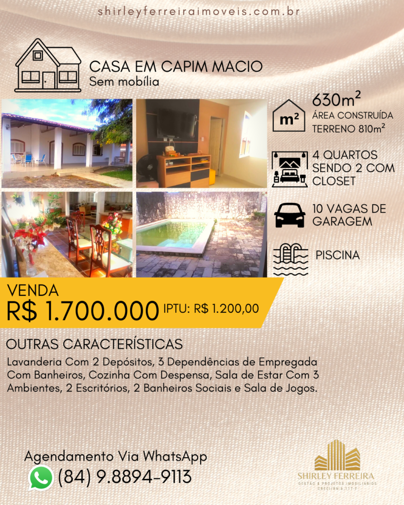 Casa em Capim Macio