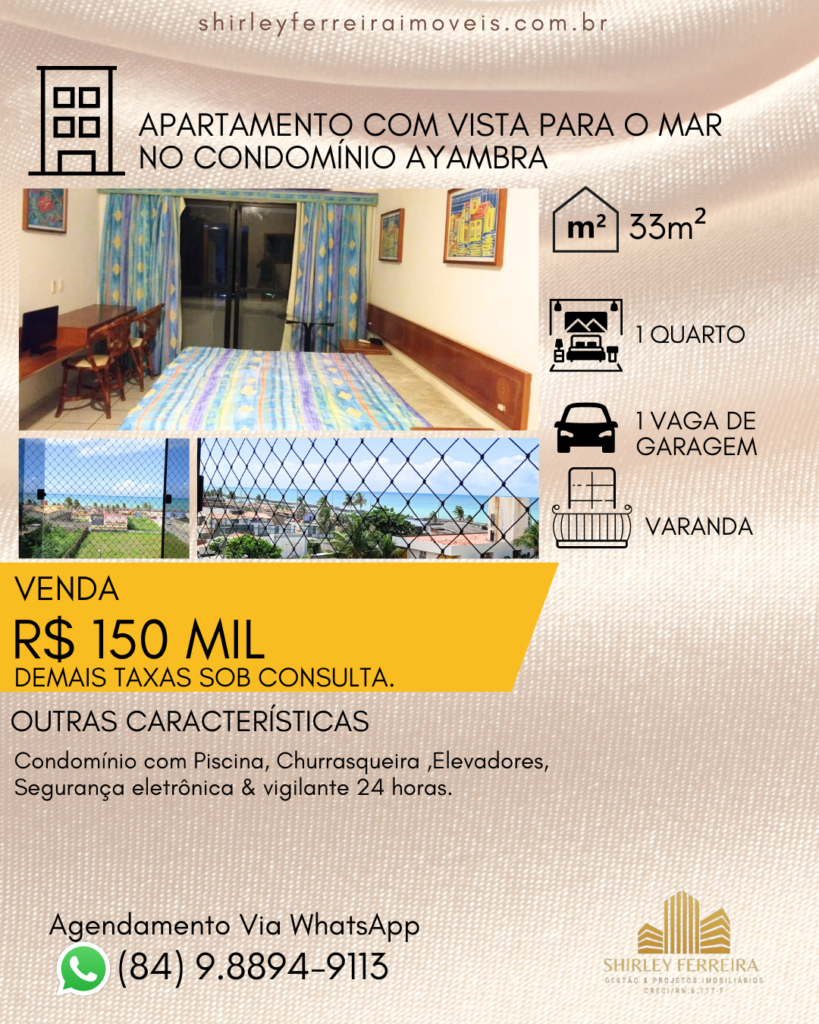 Apartamento com vista para o mar