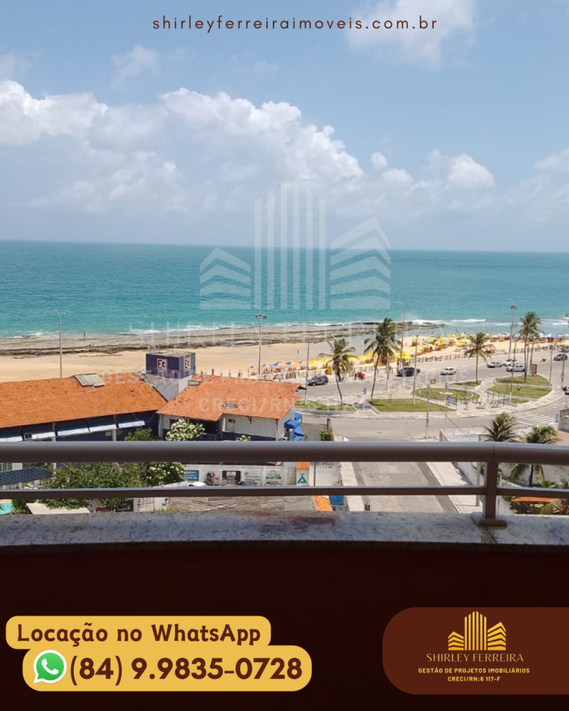 Apartamento Semi mobiliado com vista para o mar