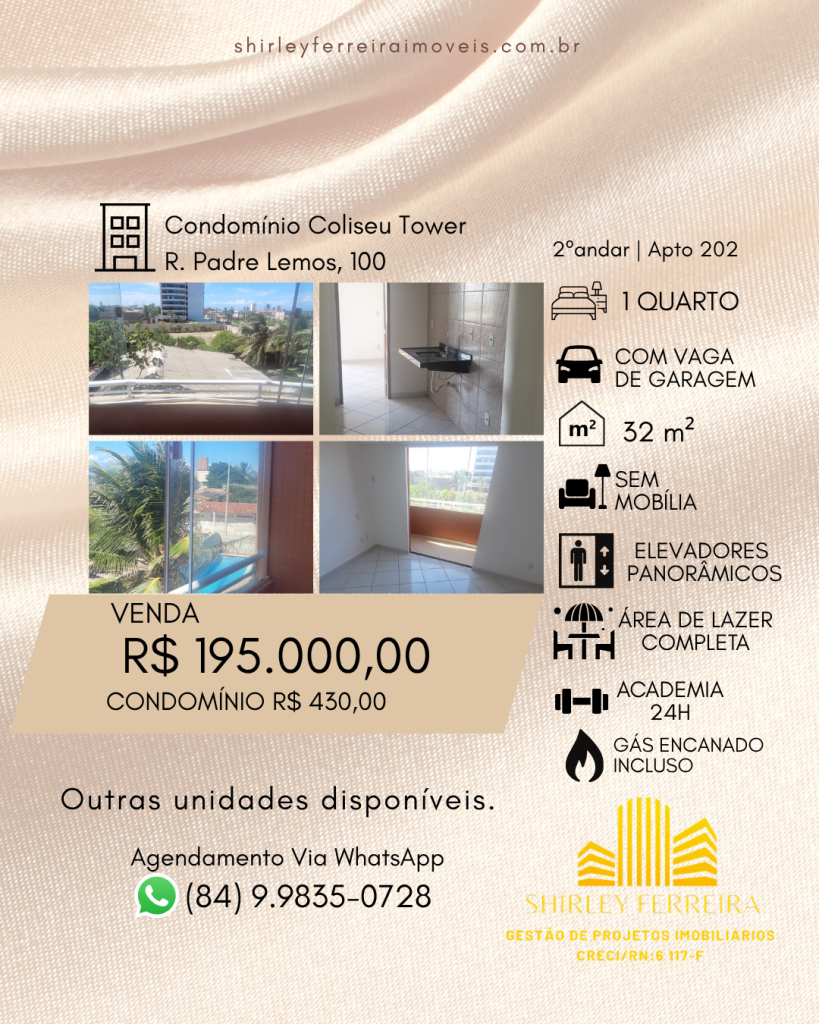 Apartamento em Natal, Unidade 202