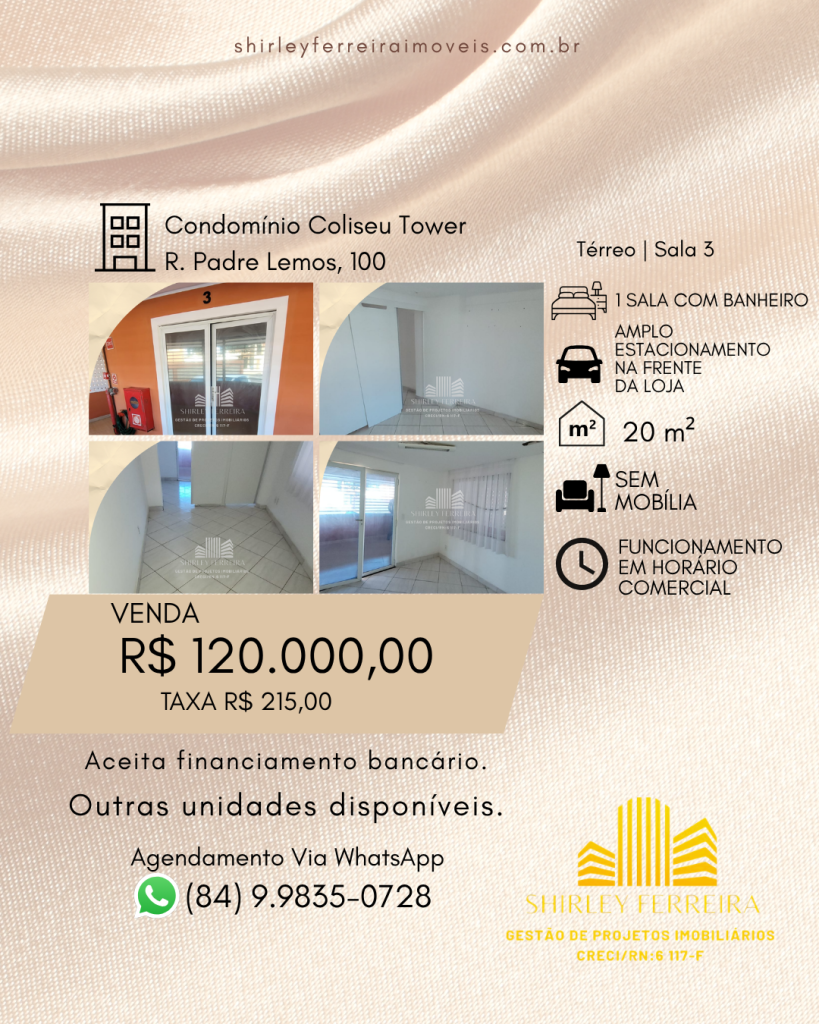 Sala Comercial em Natal, Unidade 3