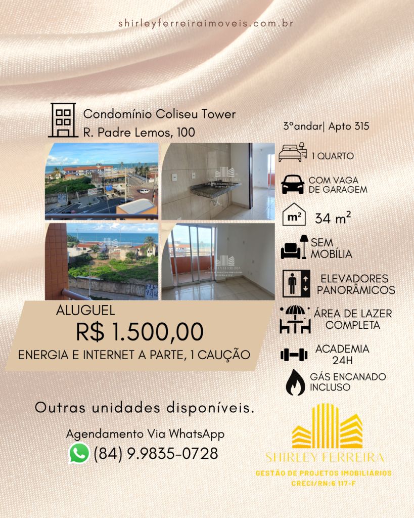 Apartamento em Natal, Unidade 315