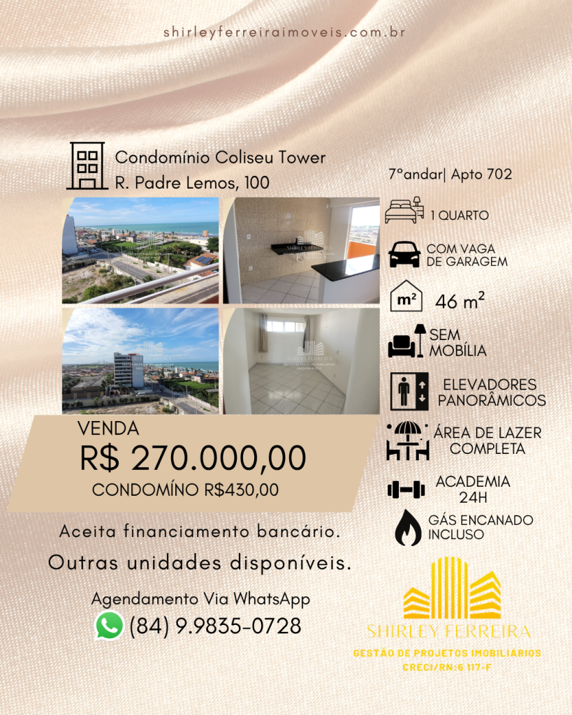Apartamento em Natal, Unidade 702